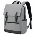 Rucksack 30 x 14 x 42 cm Grau Polyester mit Laptopfach Alltag