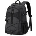 Rucksack 32 x 18 x 48 cm Schwarz Textil 25 L mit Mehrfachfächern